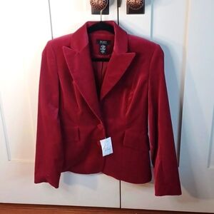 Burgundy Velvet Jacket